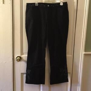 Harley Davidson pants black slacks size 14